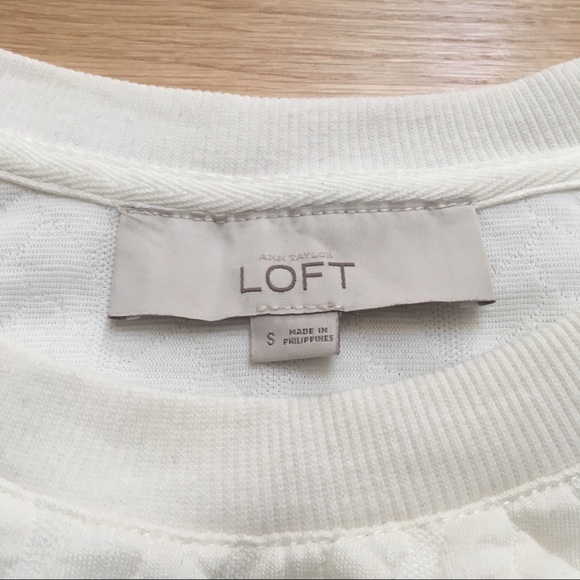 LOFT Textured Sweatshirt - Picture 2 of 3